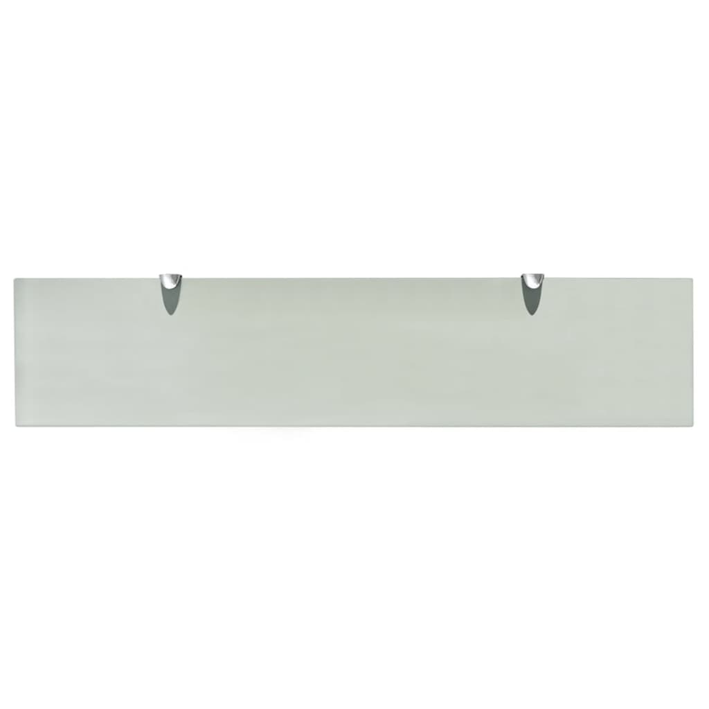 Rafturi Suspendate, 2 Buc., , Sticlă, 8 Mm Alb