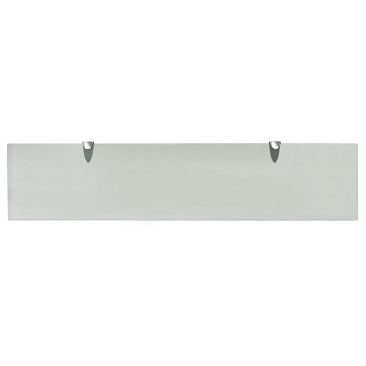 Rafturi Suspendate, 2 Buc., , Sticlă, 8 Mm Alb