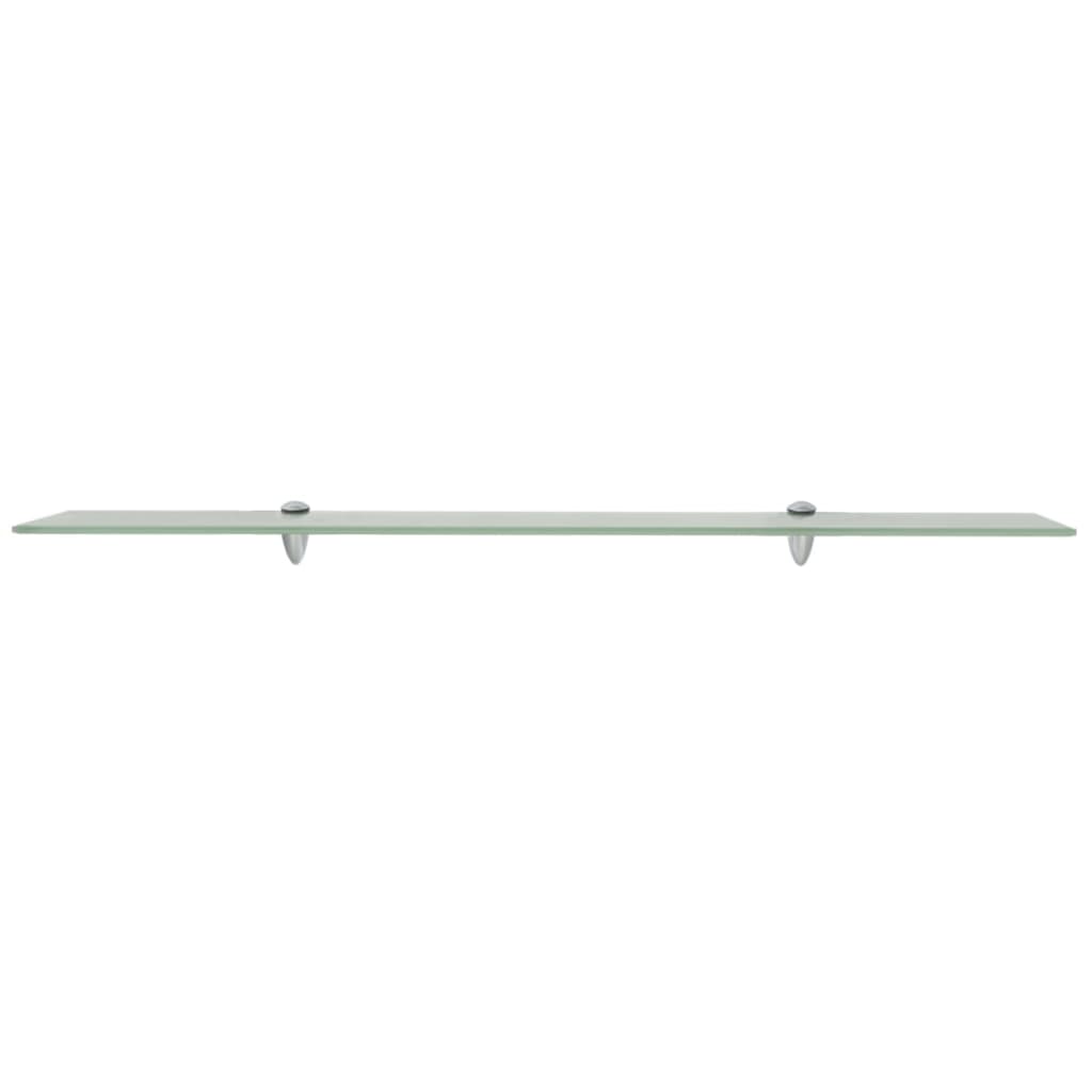 Rafturi Suspendate, 2 Buc., , Sticlă, 8 Mm Alb