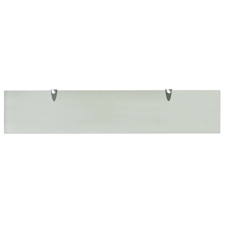 Rafturi Suspendate, 2 Buc., , Sticlă, 8 Mm Alb