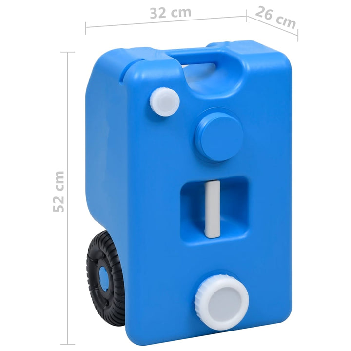 Rezervor De Apă Cu Roți Pentru Camping, , 25 L