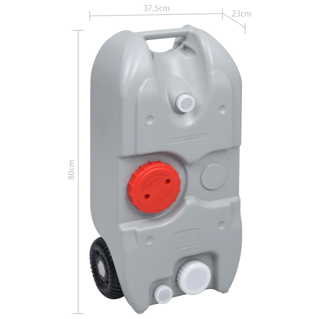 Rezervor De Apă Cu Roți Pentru Camping, , 40 L