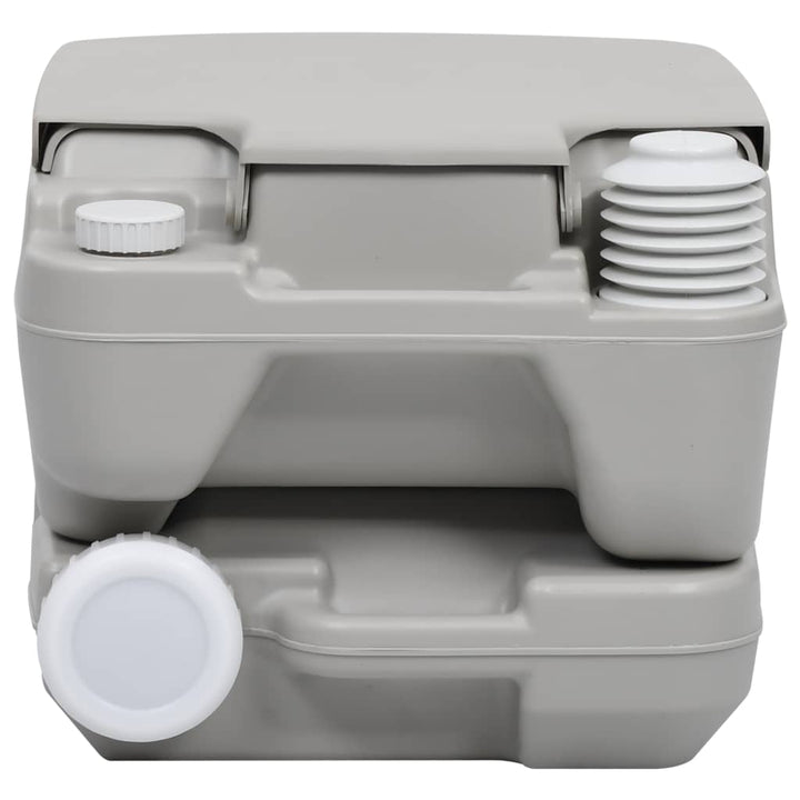 Toaletă Portabilă Pentru Camping, Gri, 10+10 L