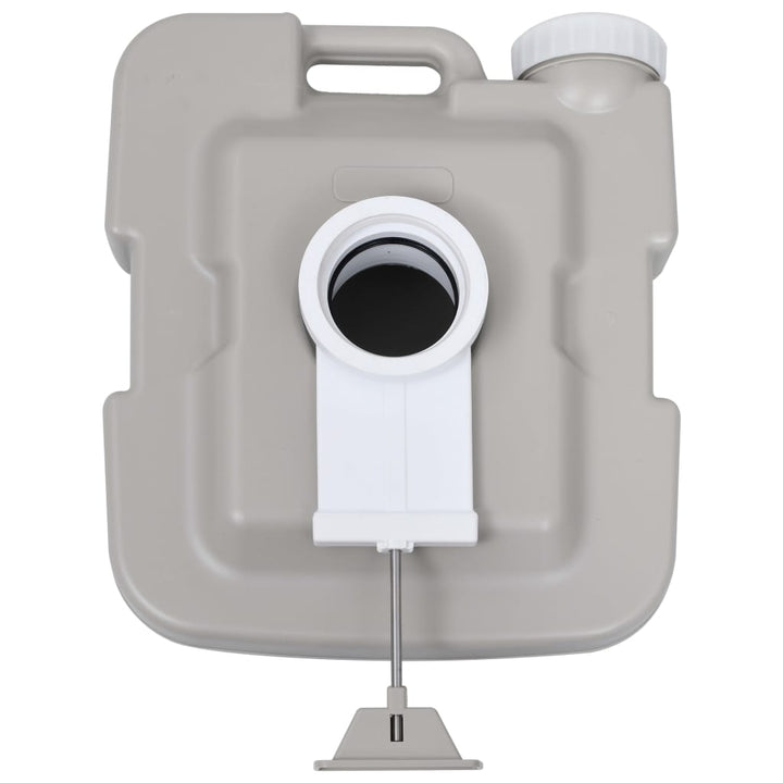 Toaletă Portabilă Pentru Camping, Gri, 10+10 L