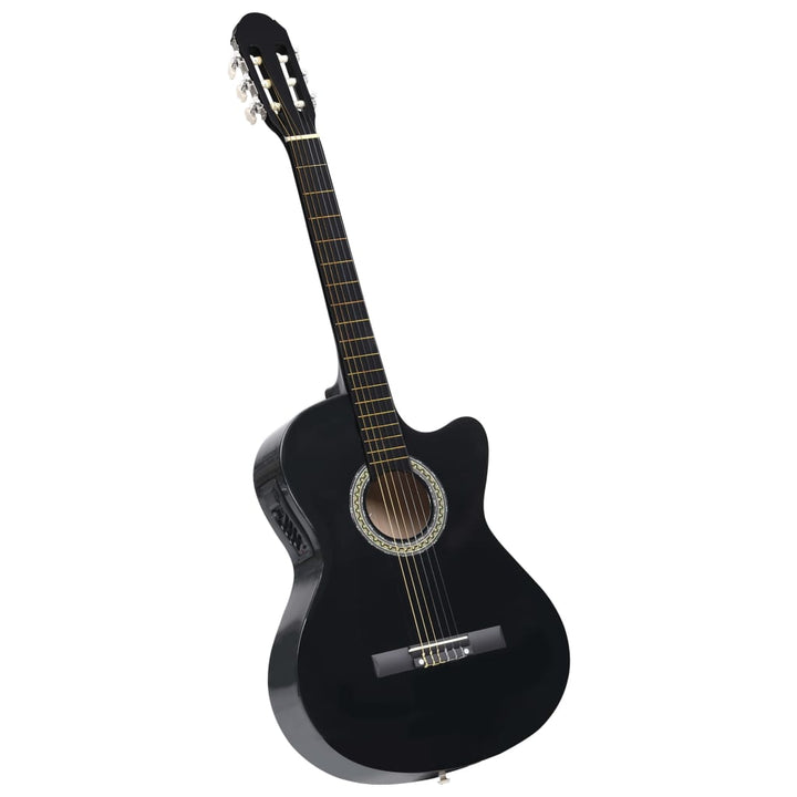 Set Chitară Acustică Cu Egalizator, 12 Piese, 6 Corzi,