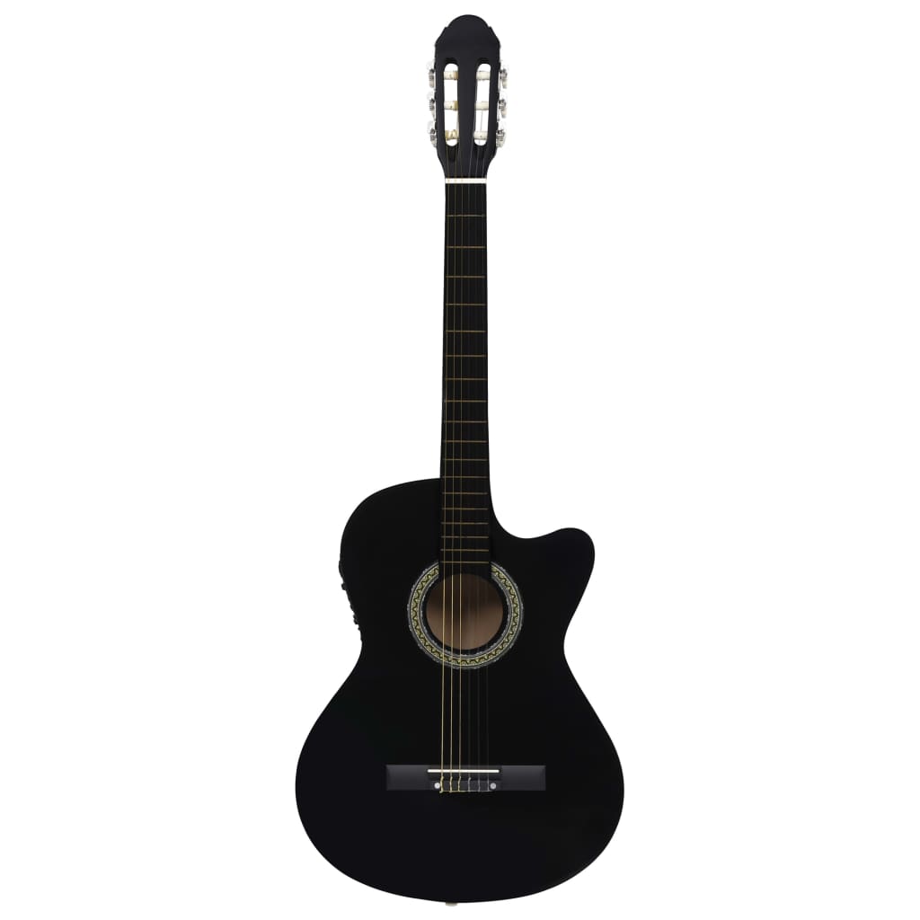 Set Chitară Acustică Cu Egalizator, 12 Piese, 6 Corzi,