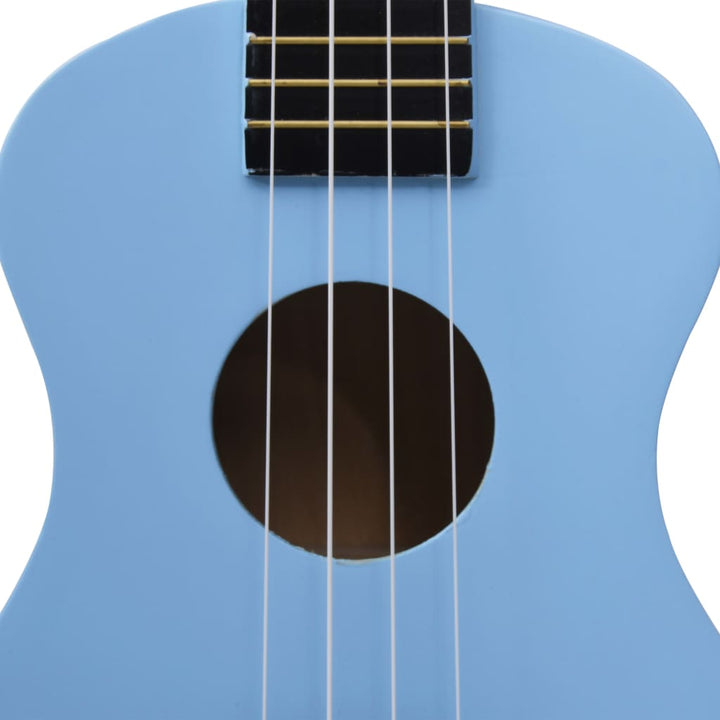 Set Ukulele Soprano Pentru Copii, Cu Husă, Bleu,