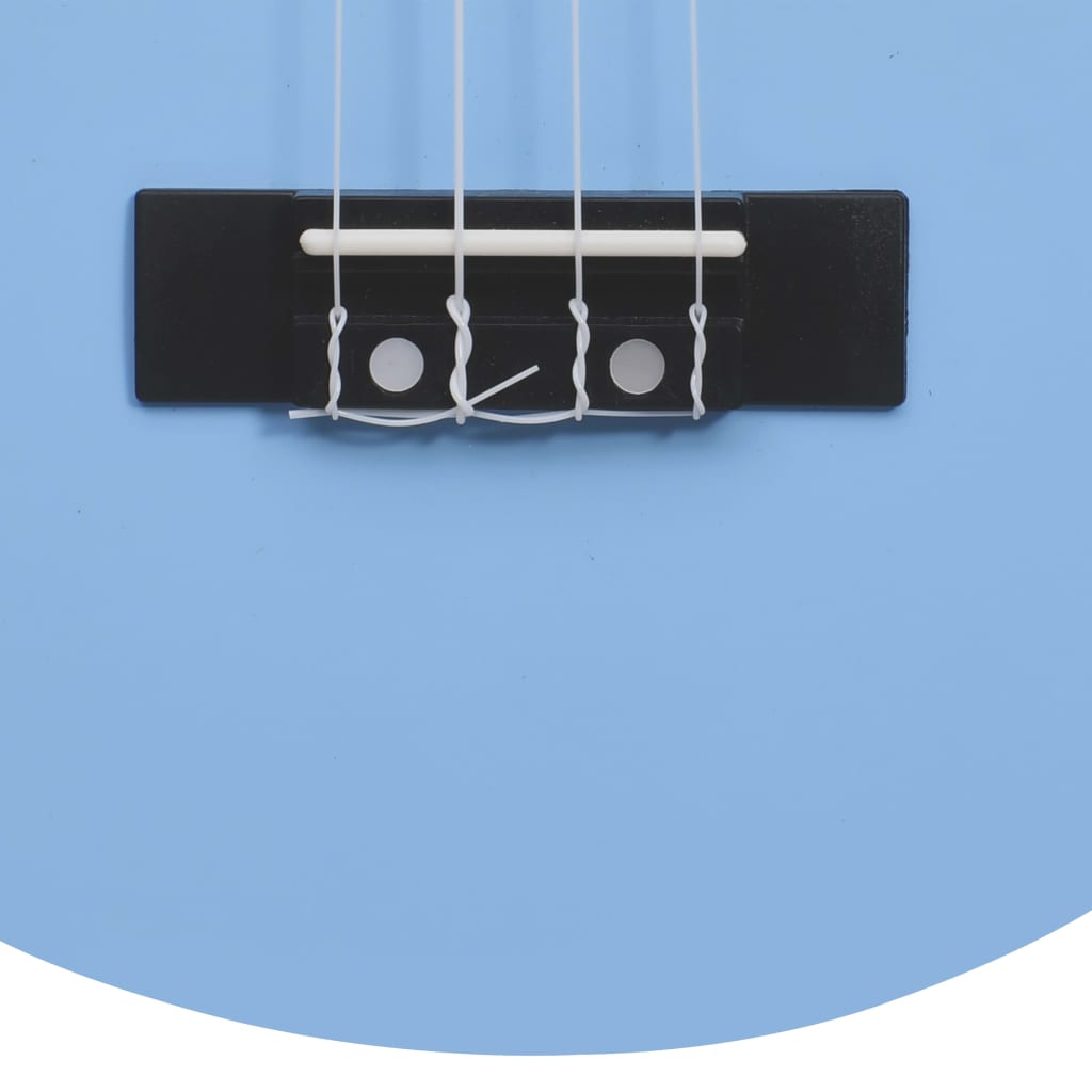 Set Ukulele Soprano Pentru Copii, Cu Husă, Bleu,