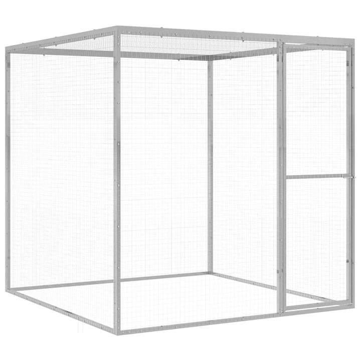 Cușcă Pentru Pisici, 3X1,5X1,5 M, Oțel Galvanizat