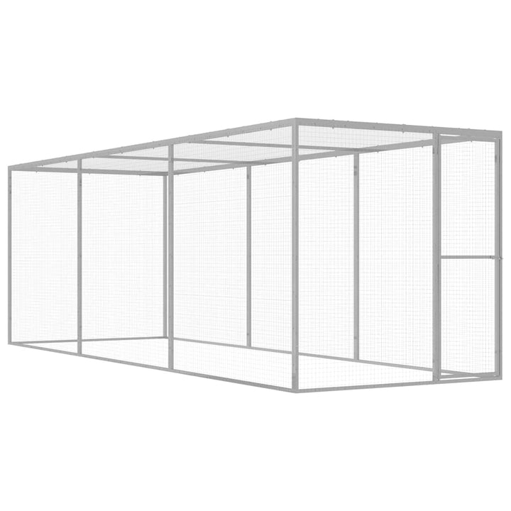 Cușcă Pentru Pisici, 3X1,5X1,5 M, Oțel Galvanizat