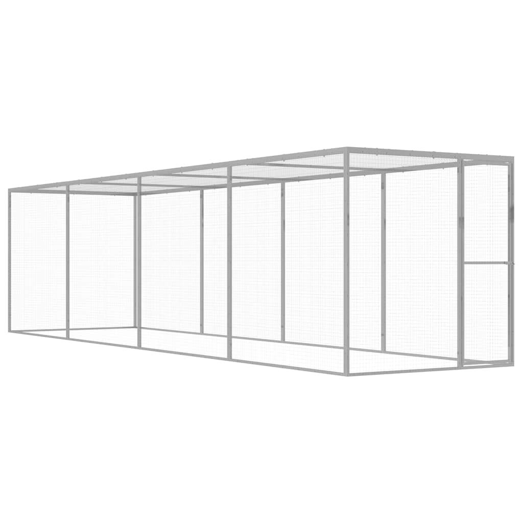 Cușcă Pentru Pisici, 3X1,5X1,5 M, Oțel Galvanizat