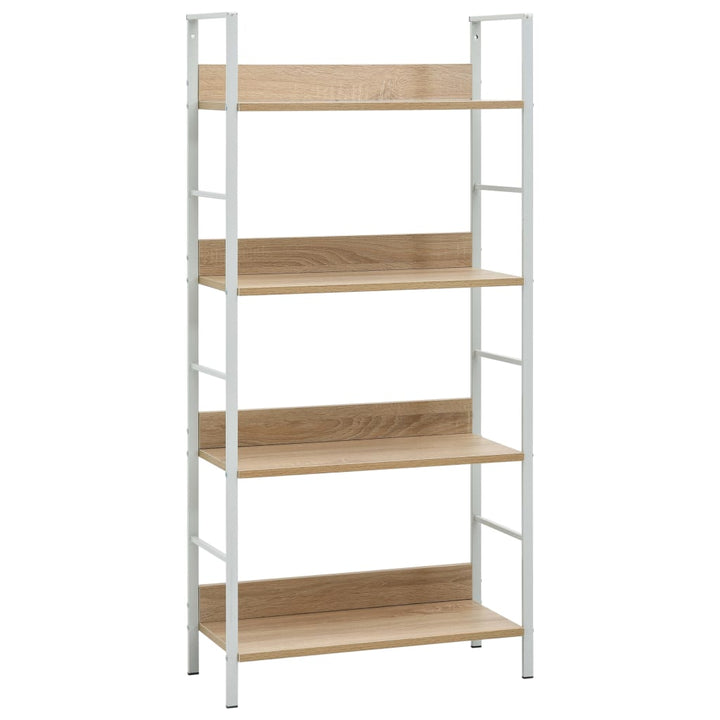 Etajeră Cărți 3 Rafturi, Stejar,60X27,6X124,5 Cm Lemn Prelucrat