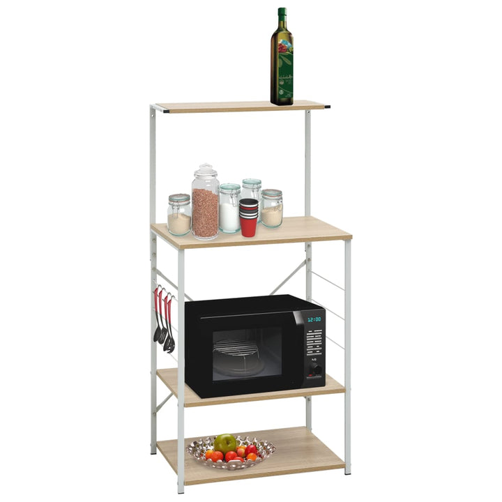 Dulap Cuptor Microunde, , 60X39,6X123 Cm, Lemn Prelucrat