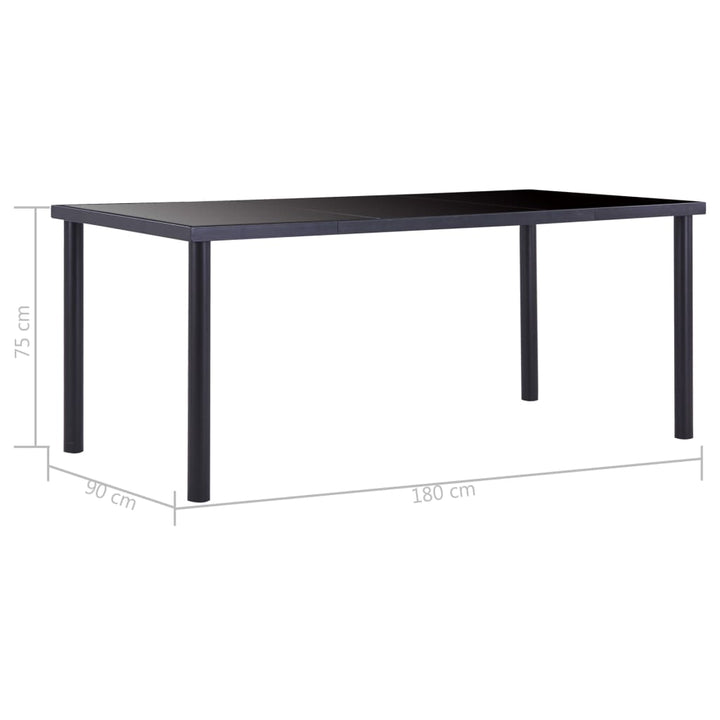 Set Mobilier De Bucătărie, 9 Piese, , Piele Ecologică