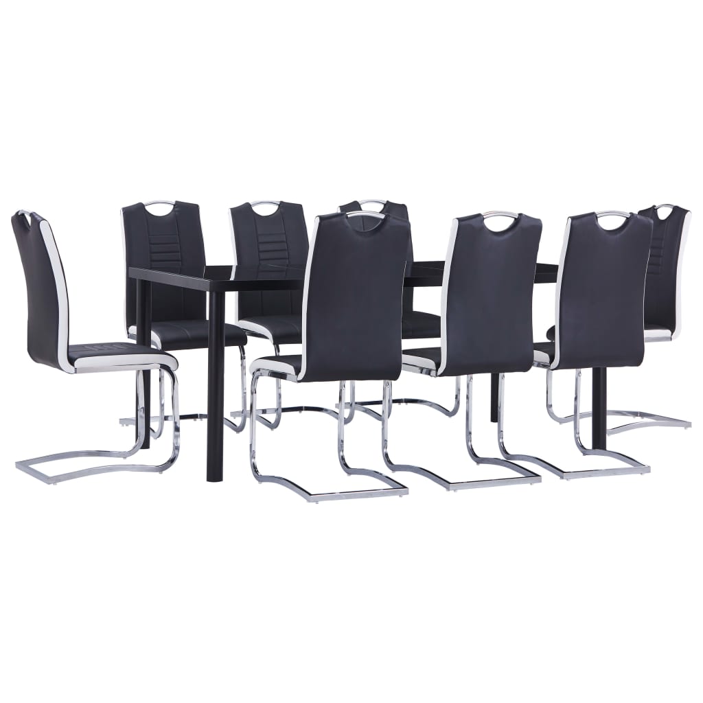 Set Mobilier De Bucătărie, 7 Piese, , Piele Ecologică
