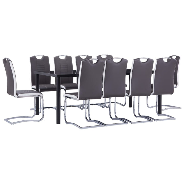 Set Mobilier De Bucătărie, 7 Piese, , Piele Ecologică