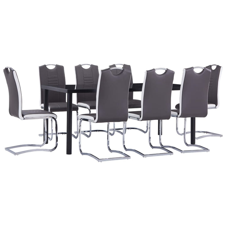 Set Mobilier De Bucătărie, 7 Piese, , Piele Ecologică