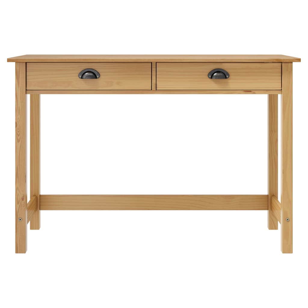 Masă Consolă Hill Cu 2 Sertare, 110X45X74 Cm, Lemn Masiv Pin