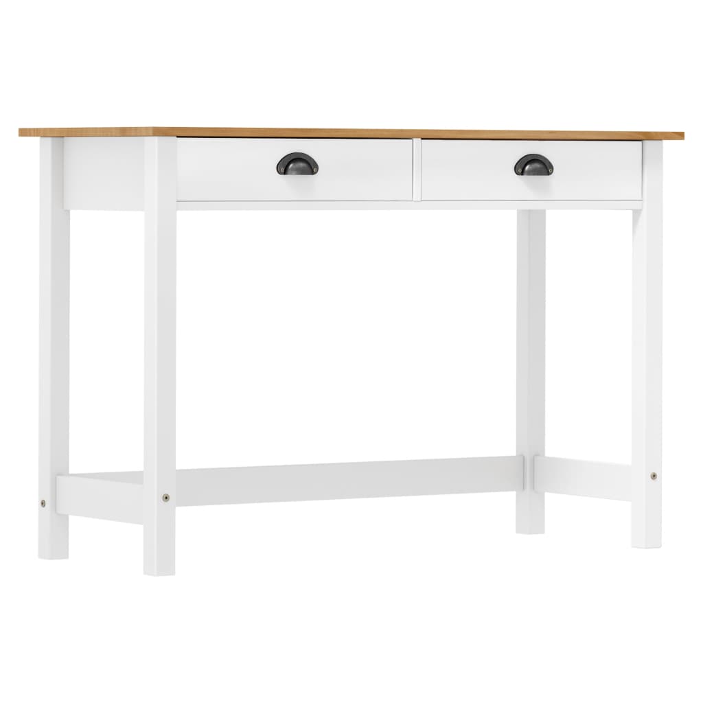 Masă Consolă Hill Cu 2 Sertare, 110X45X74 Cm, Lemn Masiv Pin