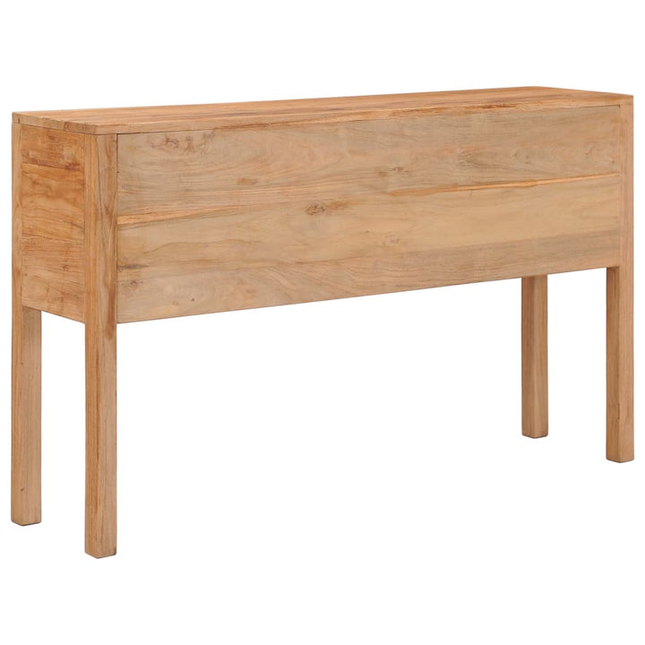 Dulap, 125 X 30 X 75 Cm, Lemn Masiv De Tec