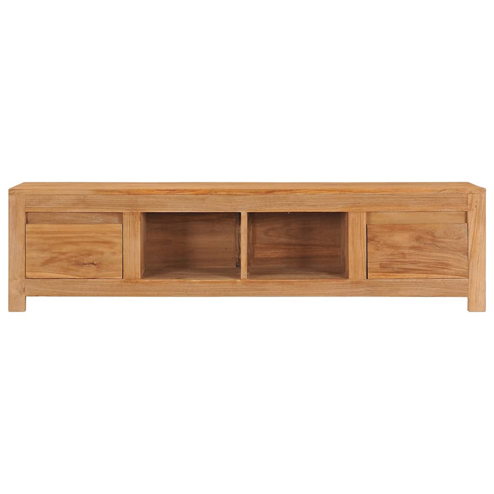 Comodă Tv, 135 X 30 X 35 Cm, Lemn Masiv De Tec