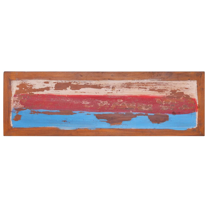 Comodă Tv, 110 X 35 X 40 Cm, Lemn Reciclat De Tec