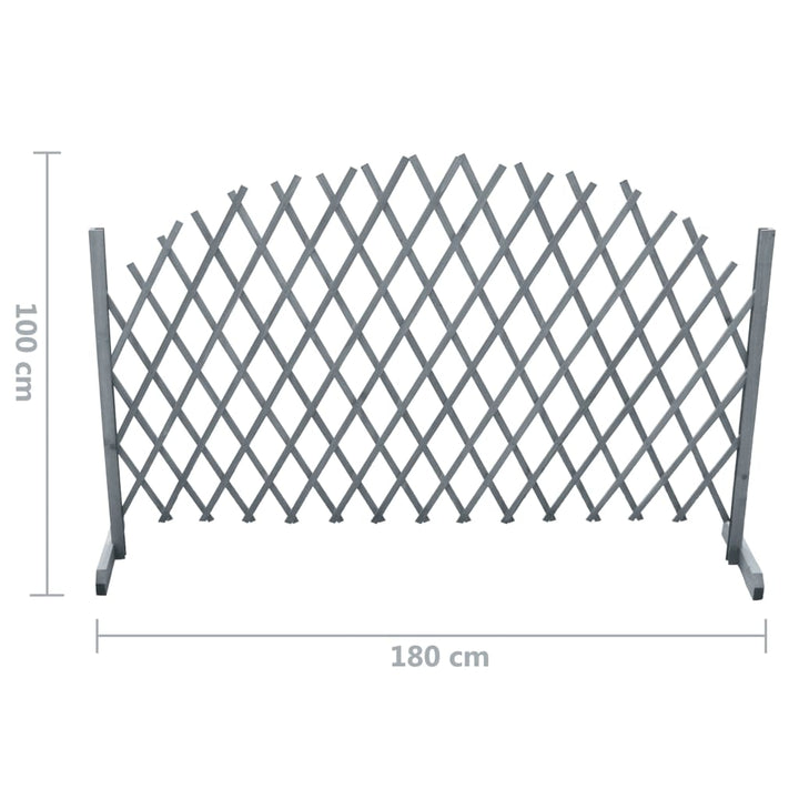 Gard Din Spalier, ,1,8 X 1 M, Lemn Masiv De Brad