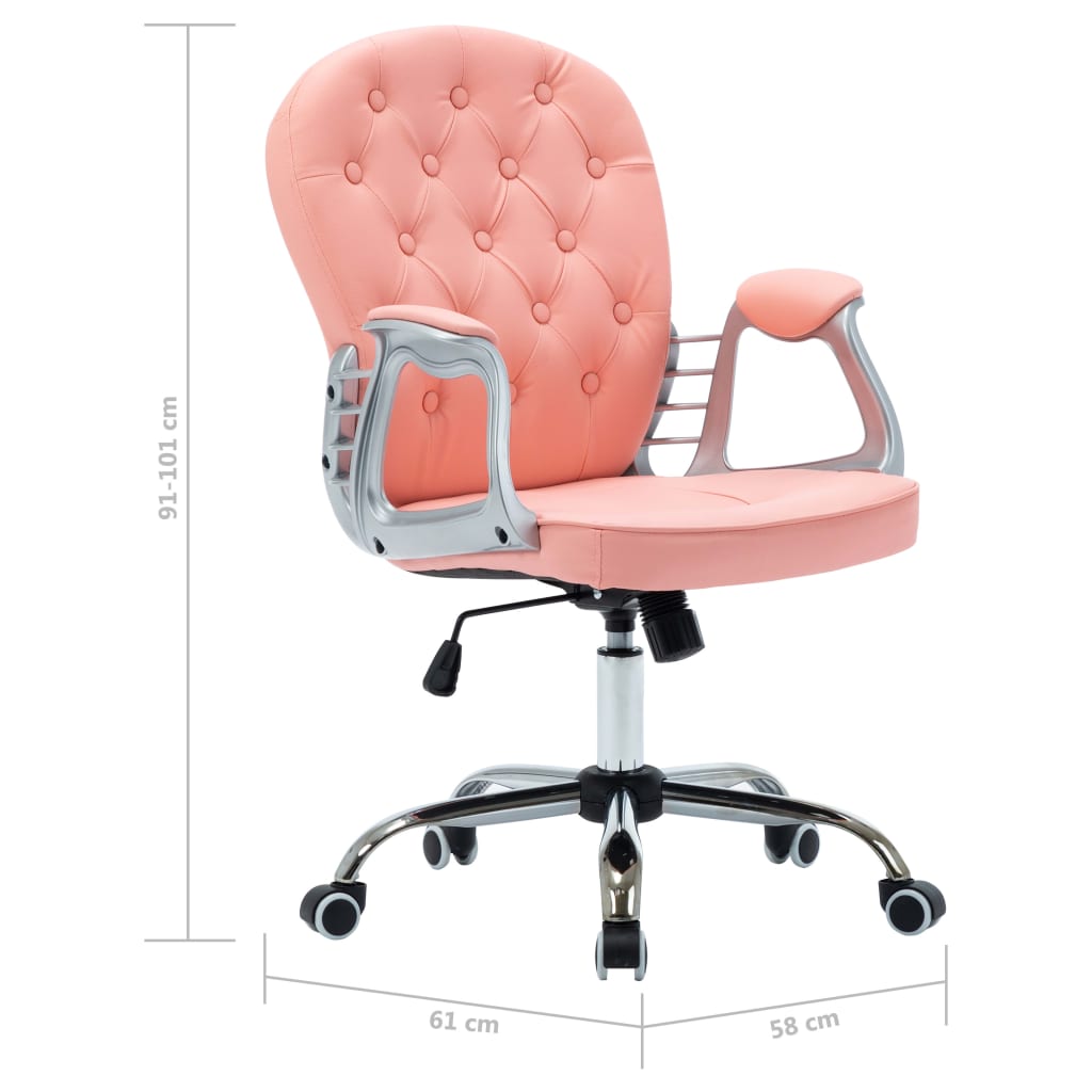 Scaun De Birou Pivotant, , Piele Ecologică