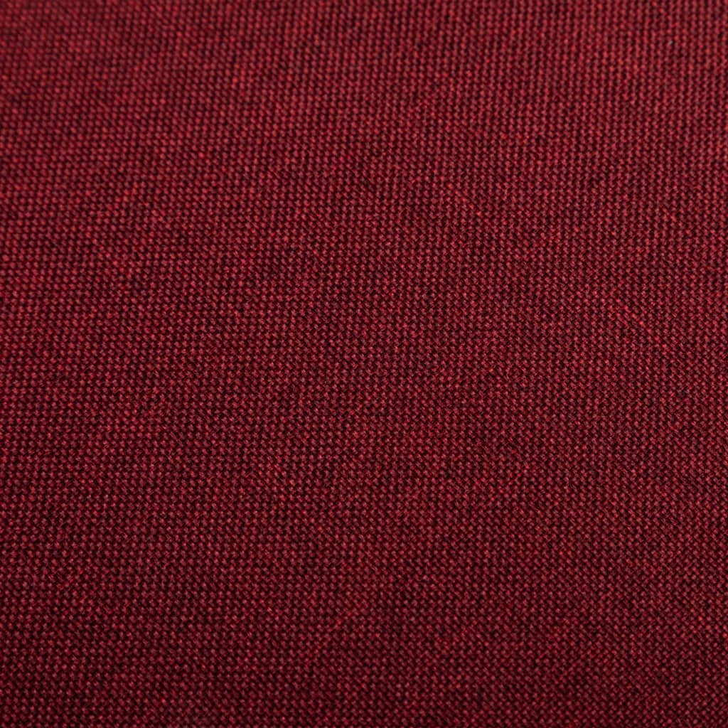 Scaune De Bar, 2 Buc., Roșu Vin, Material Textil