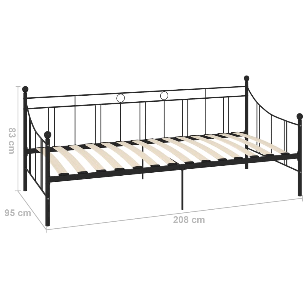 Cadru Pat De Zi, , , Metal