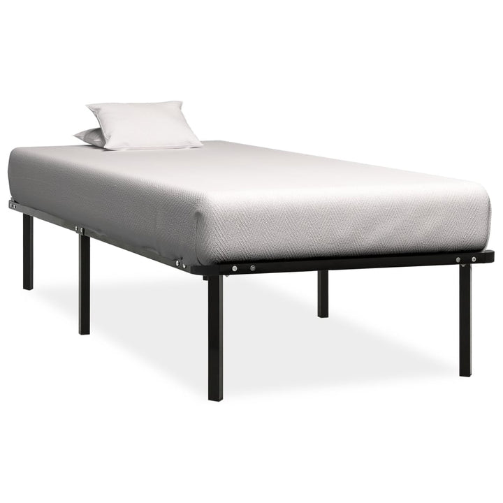 Cadru De Pat, Negru, , Metal