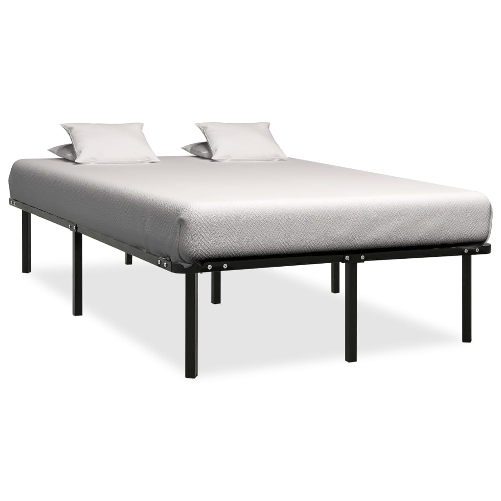 Cadru De Pat, Negru, , Metal