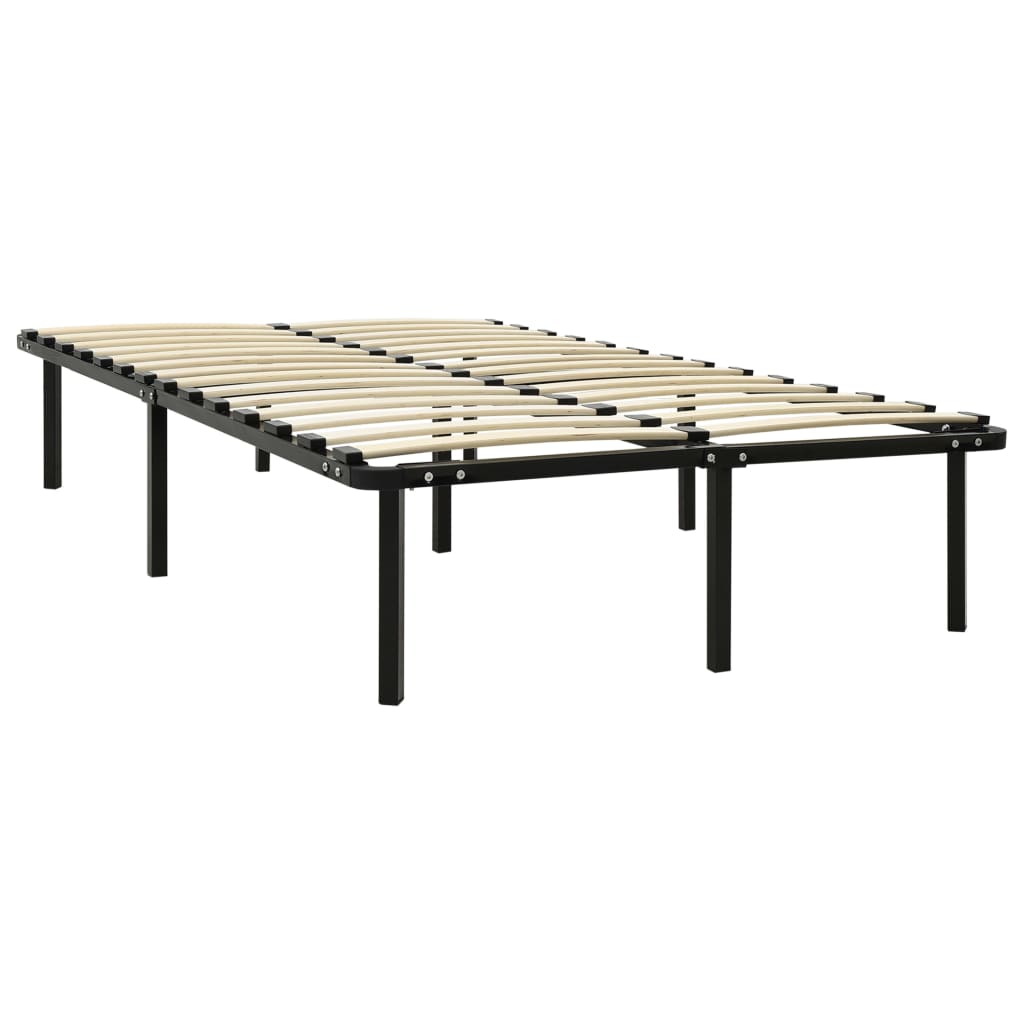 Cadru De Pat, Negru, , Metal