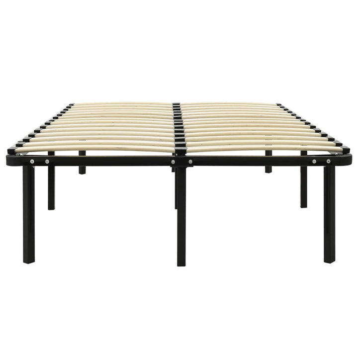 Cadru De Pat, Negru, , Metal