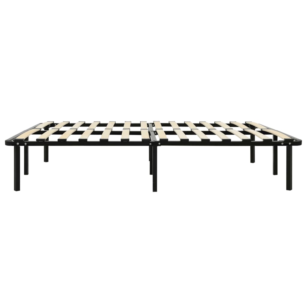 Cadru De Pat, Negru, , Metal