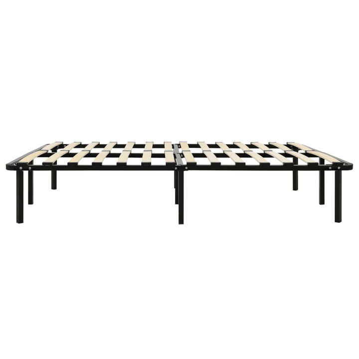 Cadru De Pat, Negru, , Metal