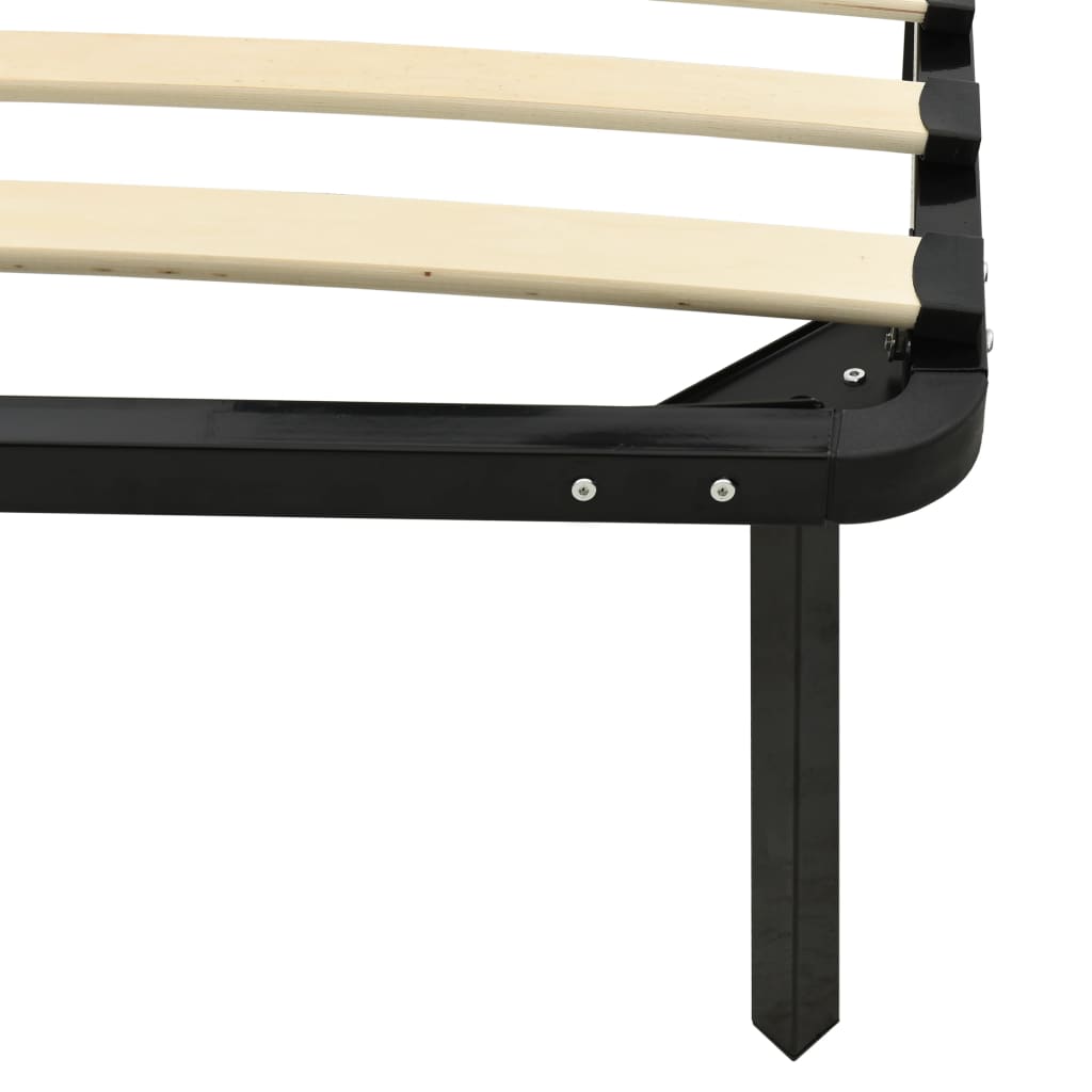 Cadru De Pat, Negru, , Metal