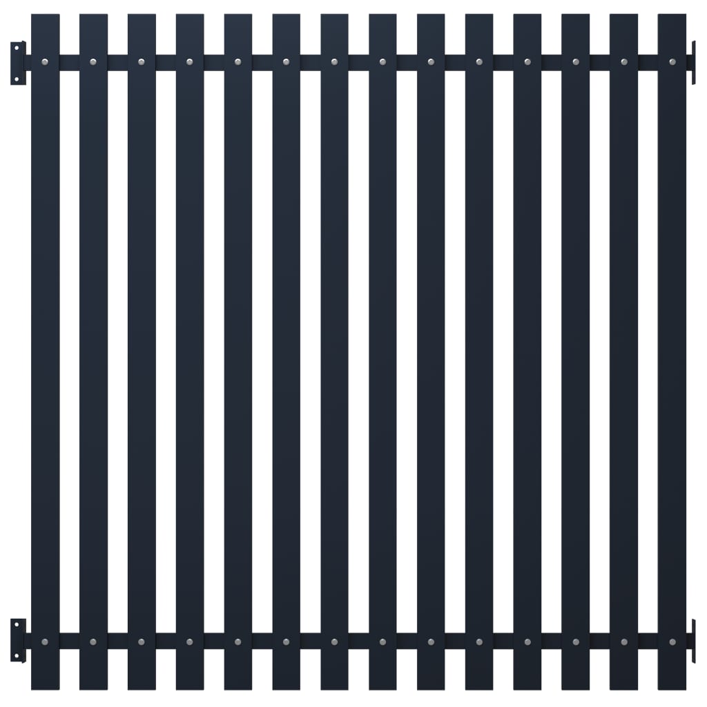 Panou De Gard Antracit 170,5 X 125 Cm Oțel Vopsit Electrostatic