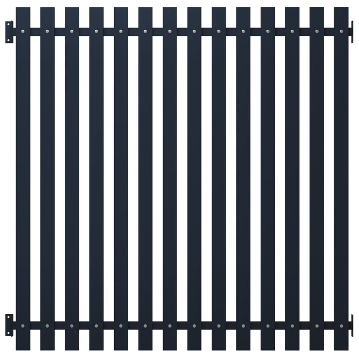 Panou De Gard Antracit 170,5 X 125 Cm Oțel Vopsit Electrostatic