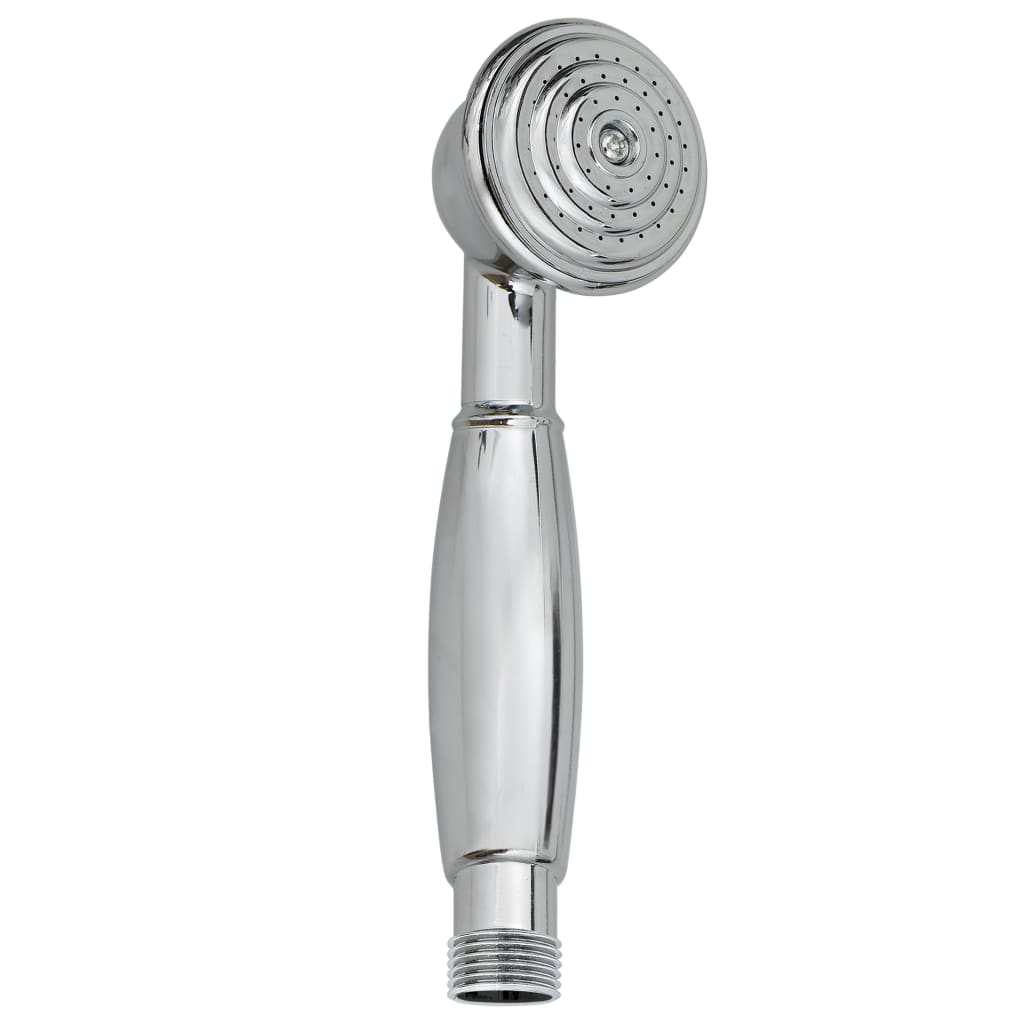 Baterie Cadă Cu 2 Robinete + Deviator Duș De Mână Chrome Retro
