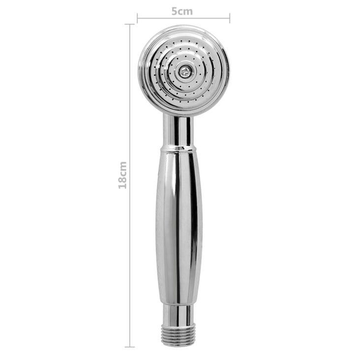 Baterie Cadă Cu 2 Robinete + Deviator Duș De Mână Chrome Retro