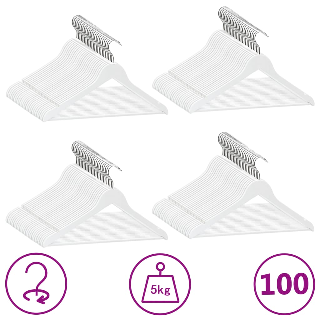 Set De Umerașe Anti-Alunecare, 20 Buc., , Lemn Esență Tare