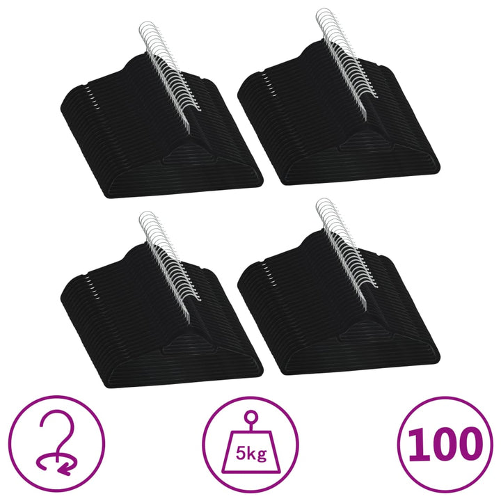Set De Umerașe Anti-Alunecare, 20 Buc., , Catifea