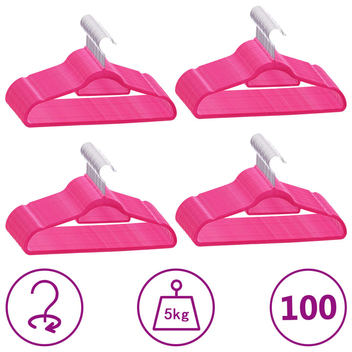 Set De Umerașe Anti-Alunecare, 20 Buc., , Catifea
