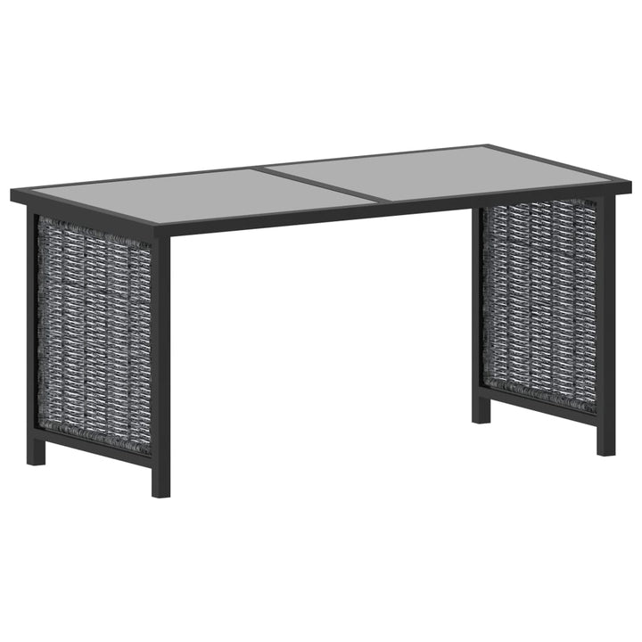 Set Mobilier De Grădină Cu Perne, 8 Piese, Antracit, Poliratan
