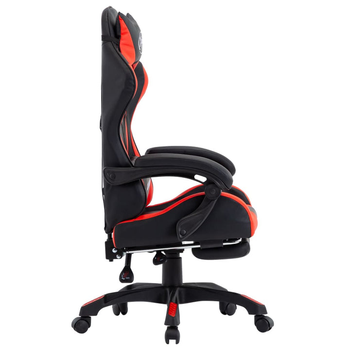 Scaun De Racing Suport Picioare, , Piele Ecologică