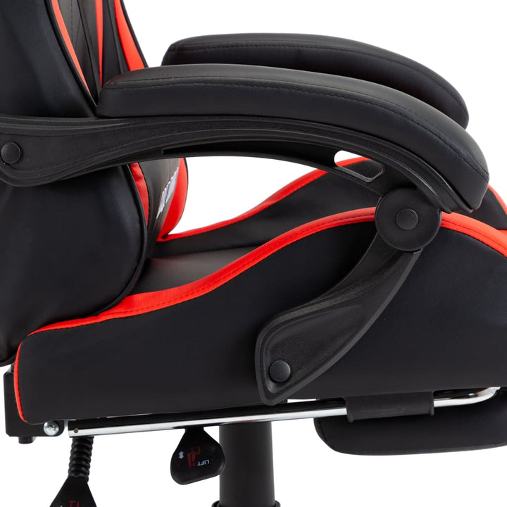 Scaun De Racing Suport Picioare, , Piele Ecologică
