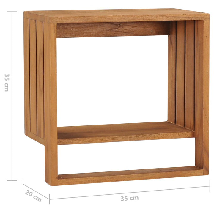 Suport Prosoape De Perete, 35 X 20 X 35 Cm, Lemn Masiv De Tec