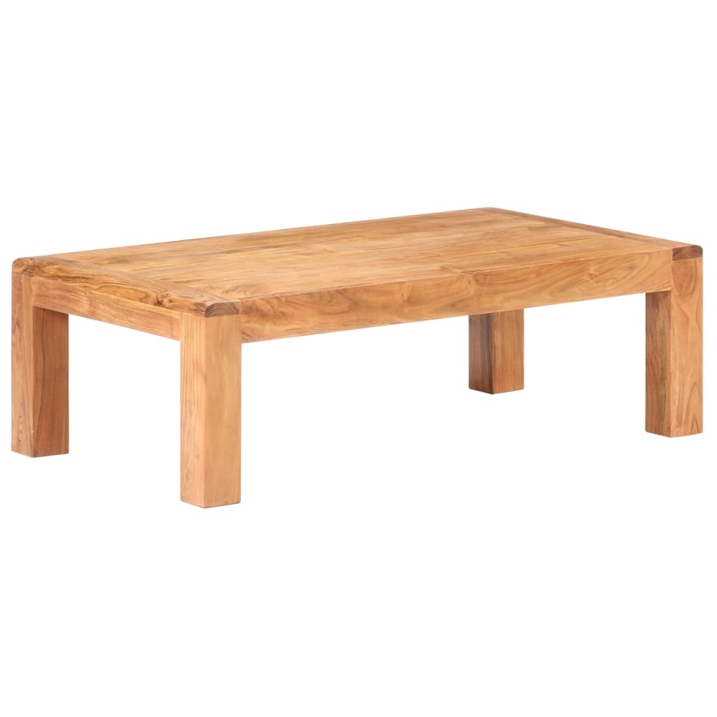 Masă De Cafea 110X60X35Cm Lemn Masiv Acaciacu Finisaj Tip Miere