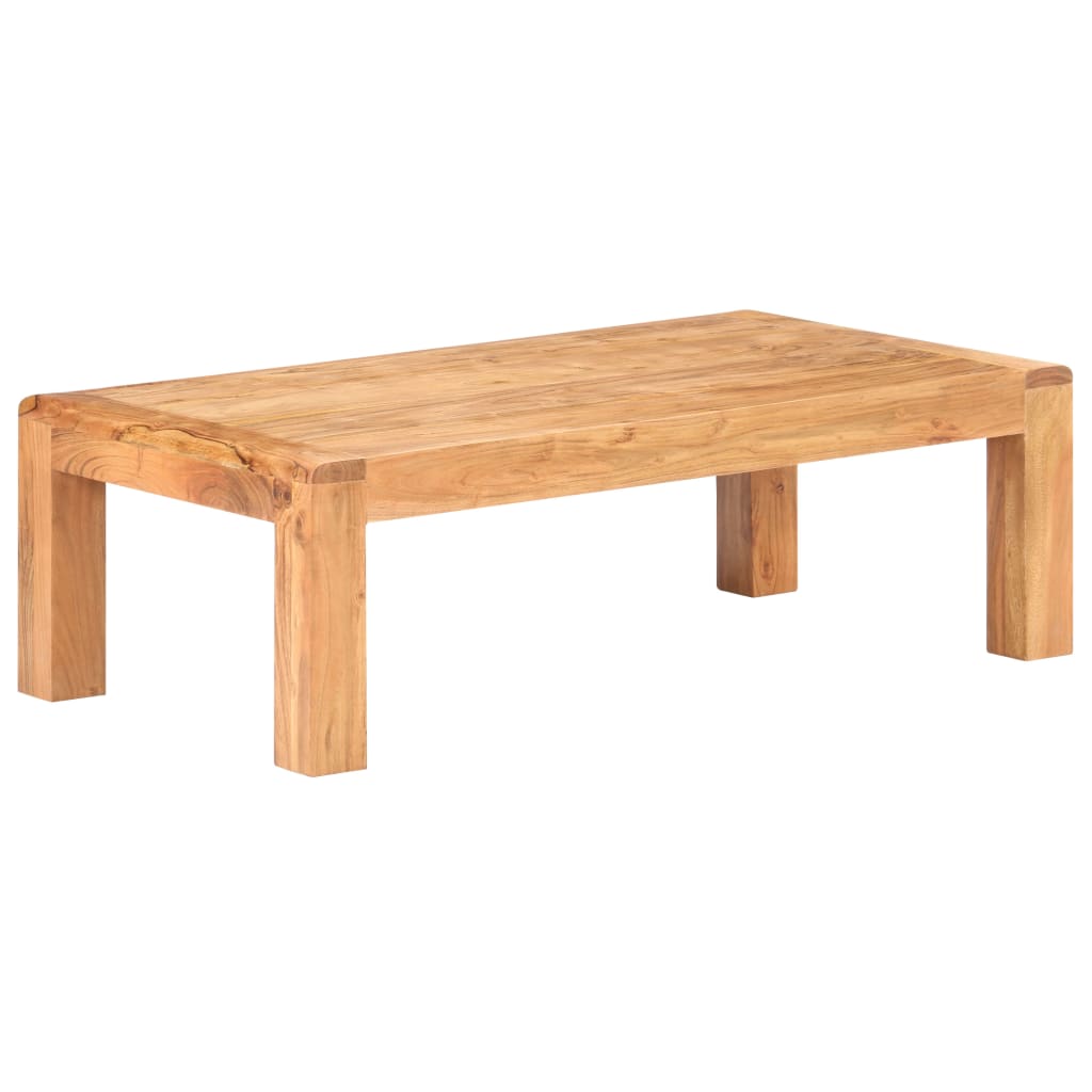 Masă De Cafea 110X60X35Cm Lemn Masiv Acaciacu Finisaj Tip Miere